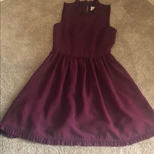 Kate Spade plum cocktail dress